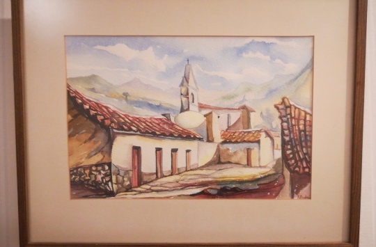 Roberto Prudencio, kansainvälisesti tunnettu bolivialainen maalari kuvaa omaa kotimaataan.