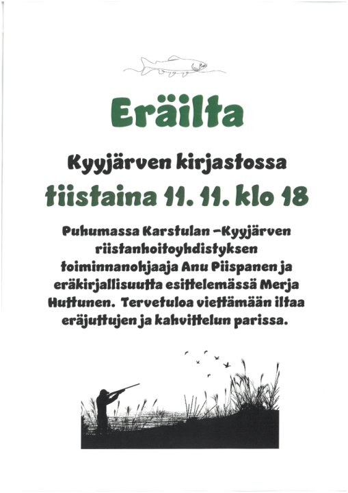 Eräilta.