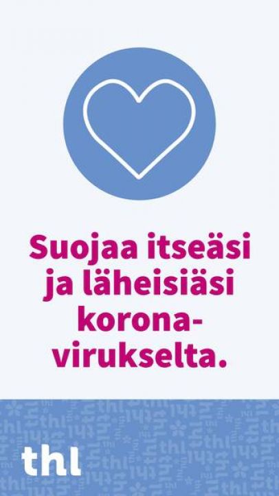 Suojaa itsesi ja läheisiäsi koronavirukselta.