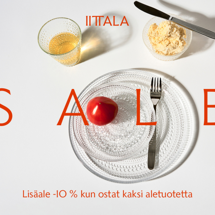 10% lisäale jo alennetuista tuotteista ostaessasi kaksi kampanjatuotetta