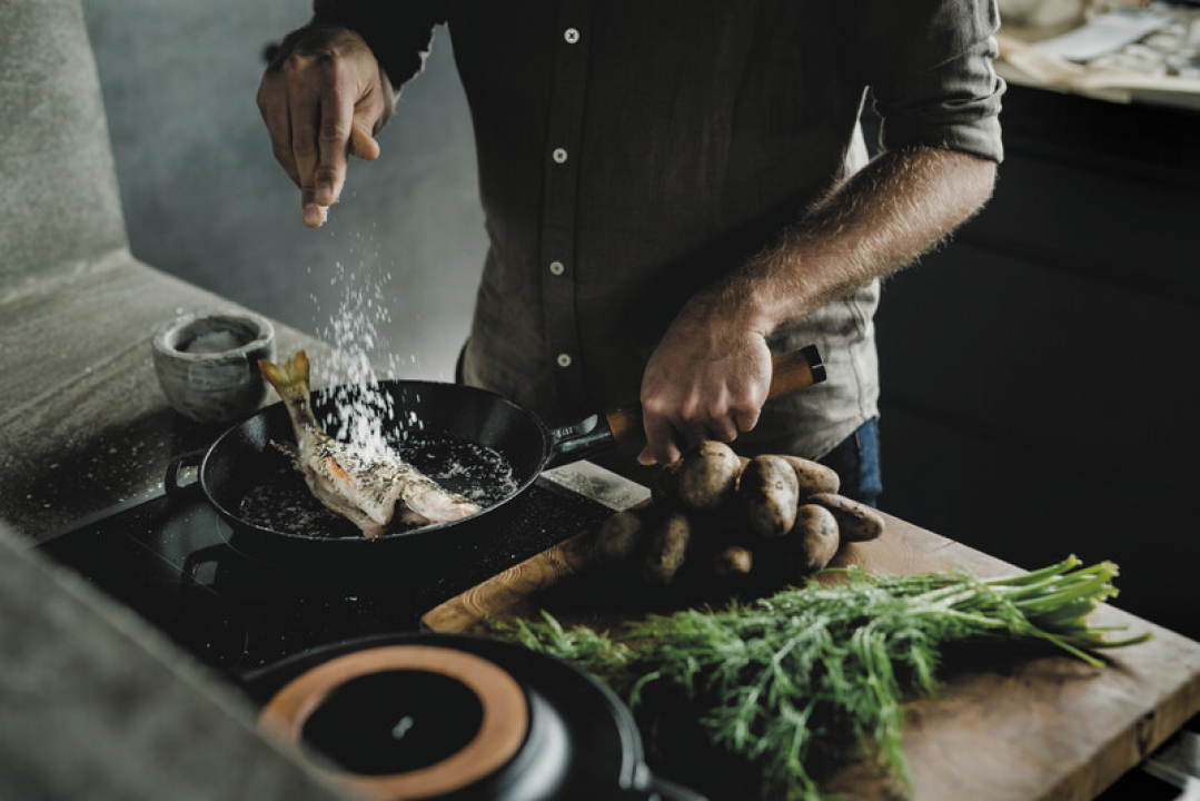 Norden paistinpannu liedellä