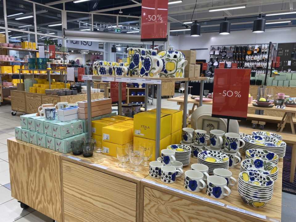 Myymälän valikoima poisto Paratiisi sarja -50%