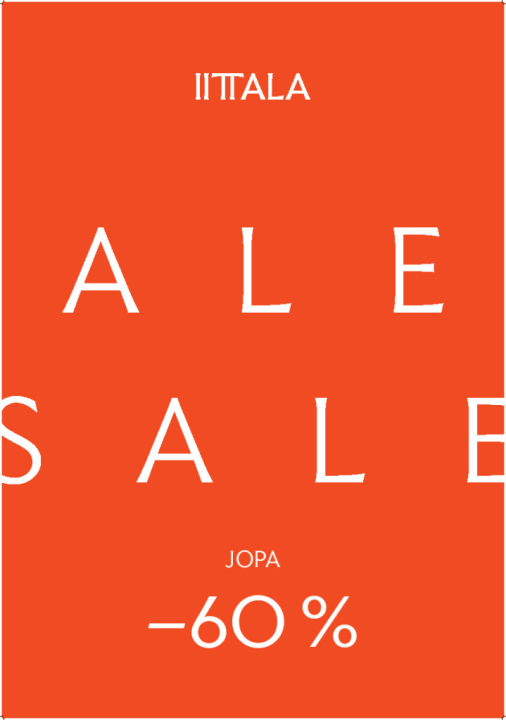  tekstissä lukee alennukset jopa -60%