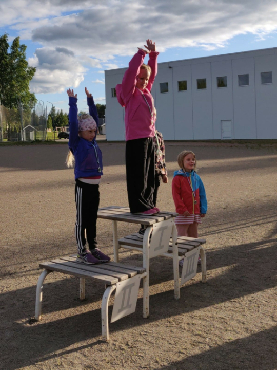 Tuuletuksia palkintokorokkeella