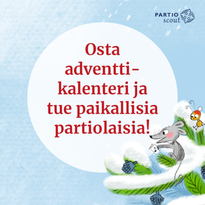 Osta adventtikalenteri ja tue paikallisia partiolaisia!