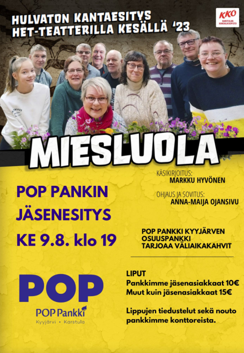 Kesäteatteri-mainos