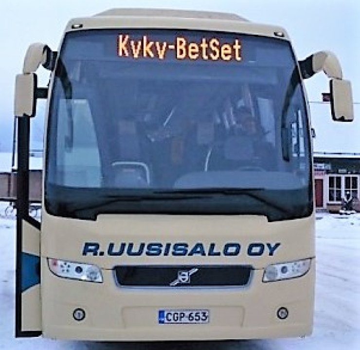 Fanibussi Kokkolaan Sunnuntaina 26.10.2025