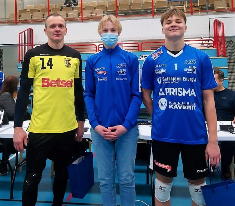 Ottelun palkitut: KyKy-Betset: Aivars Petrusevics, Jymy: Osku-Eemeli Hautala.