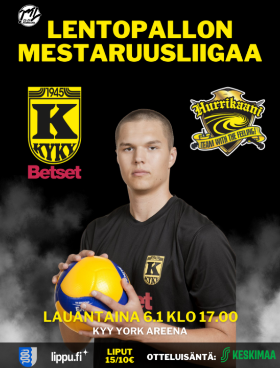 KyKy-Betset vs Hurrikaani Loimaa La 6.1. Klo: 17:00