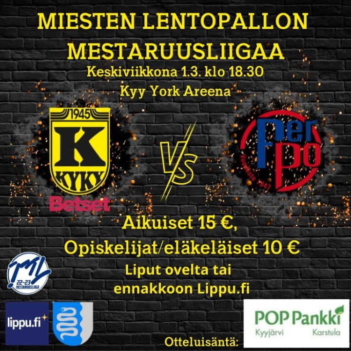 KyKy-Betset vs PerPo Ke 1.3. Klo: 18:30