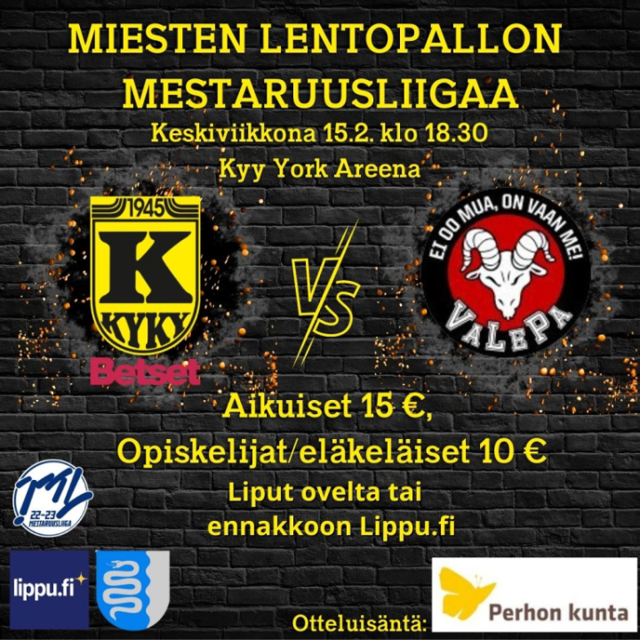 KyKy-Betset vs VaLePa Ke 15.2. Klo: 18:30