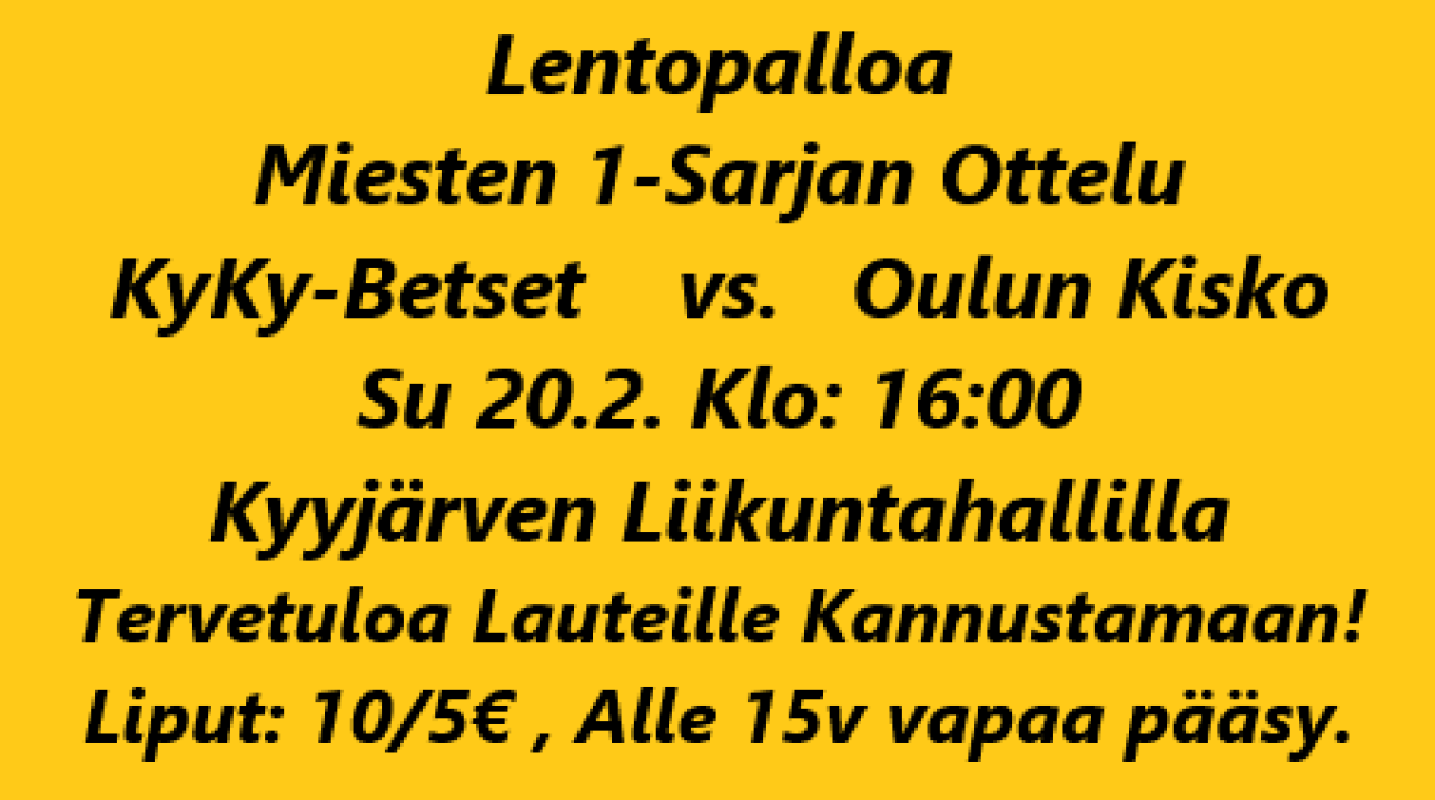 KyKy-Betset  vs. Oulun Kisko