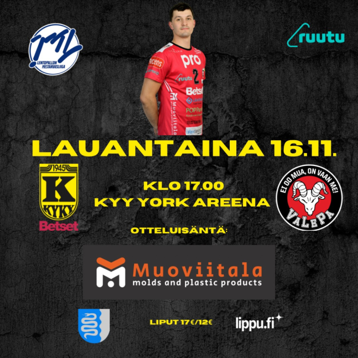 KyKy-Betset vs VaLePa La 16.11. Klo: 17:00