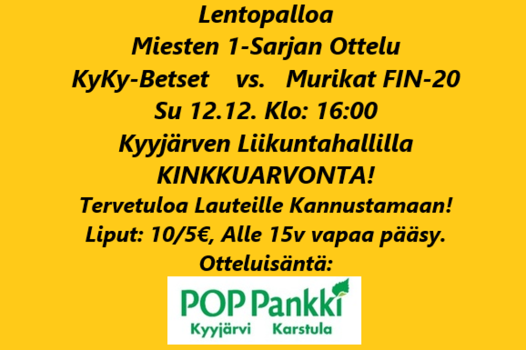 KyKy-Betset vs. Murikat FIN-20