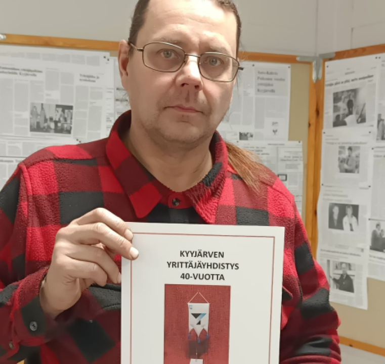 Kyyjärven Yrittäjien puheenjohtaja Jaakko Uusisalo.