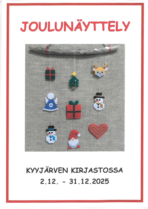 Joulunäyttely.