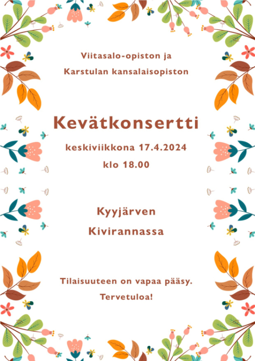 Kevätkonsertti.