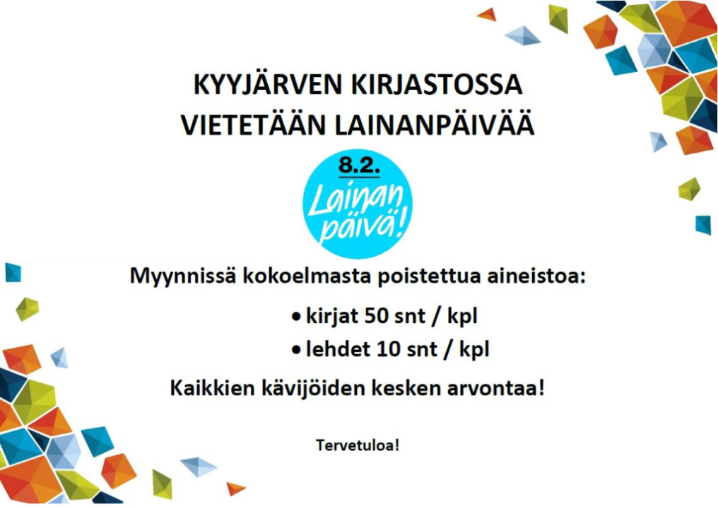 Lainanpäivä.