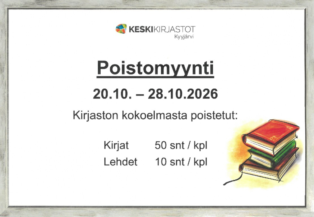 Poistomyynti.
