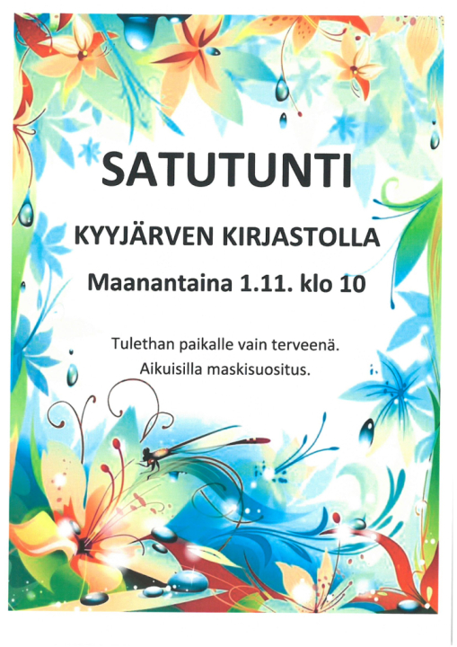 Satutunti juliste.