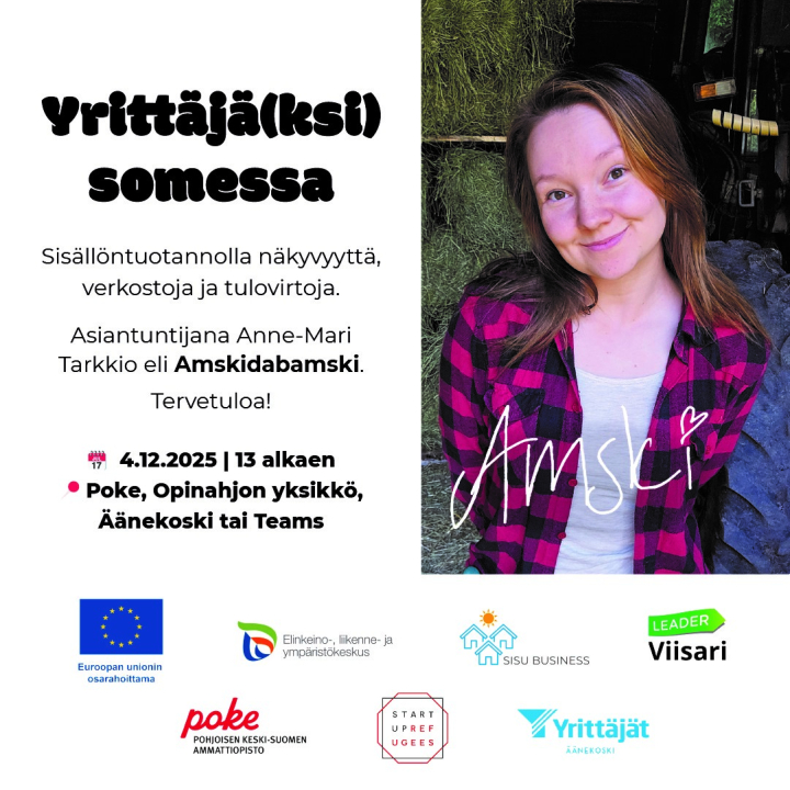 Yrittäjä(ksi) somessa.