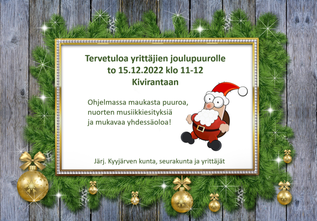 Yrittäjien joulupuuro.