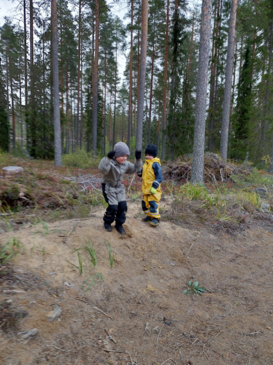 Hyppyjä, loikkia...