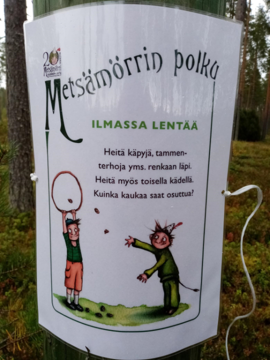 Käpyjen heittoa!