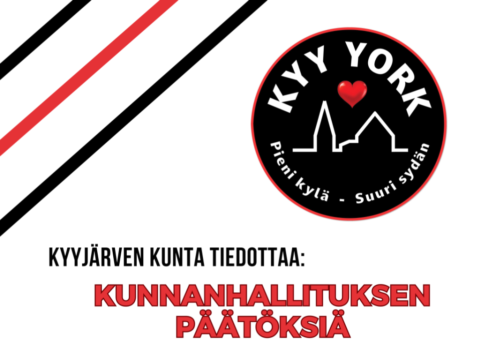 Kyyjärven kunta tiedottaa kuva.