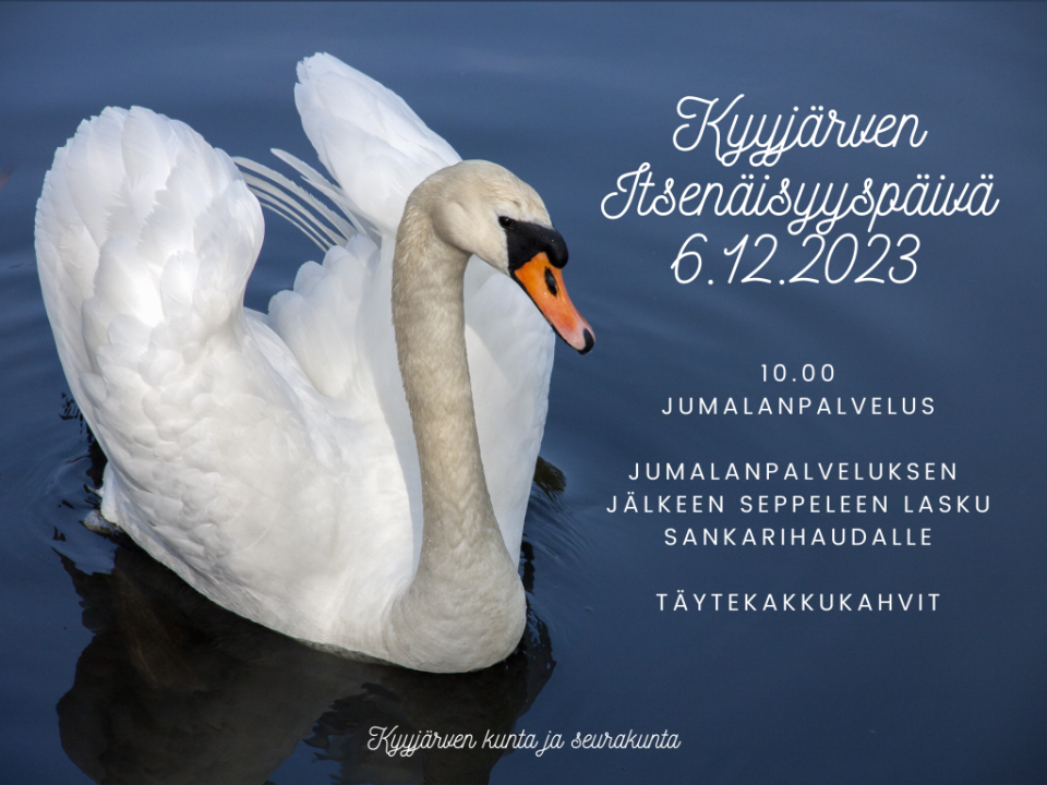 Itsenäisyyspäivän juhlallisuudet Kyyjärvellä 