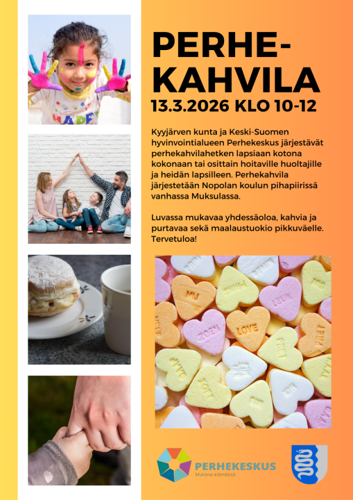 Mainos perhekahvilasta