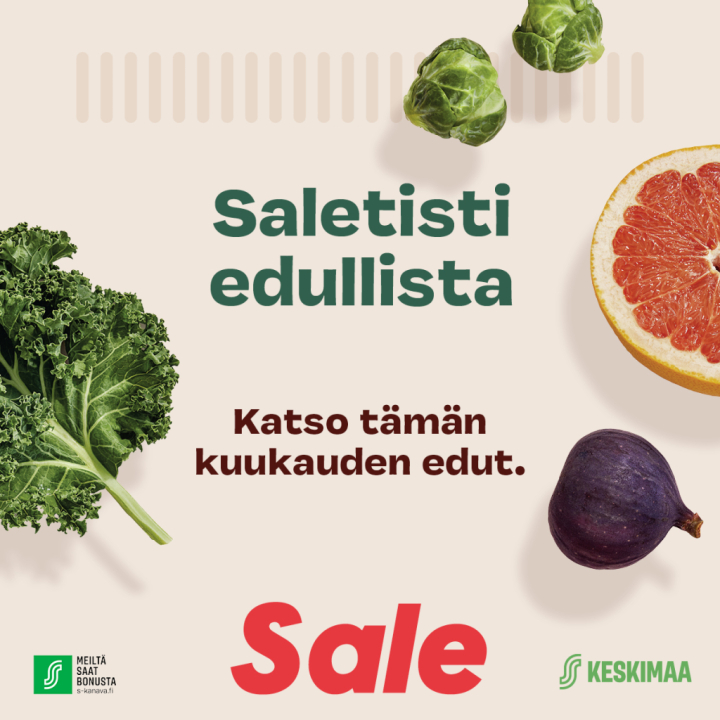 Maaliskuun tarjoukset Salessa