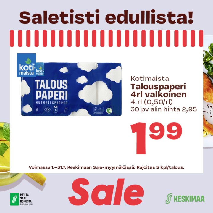 Kuun tarjoukset Salessa