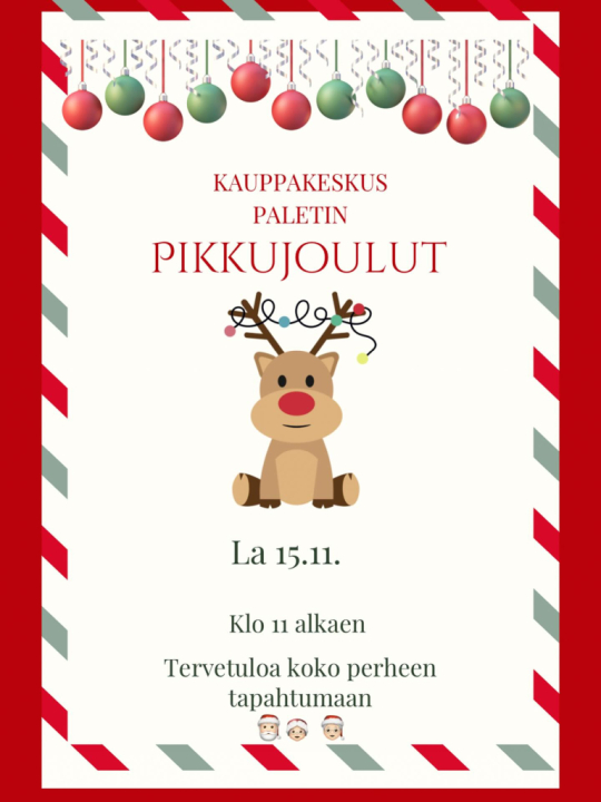 Pikkujoulut Paletissa la 15.11.-25