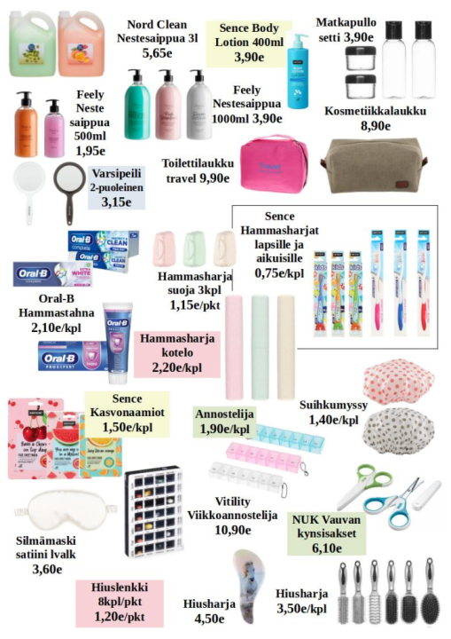 Hygieniatuotteet