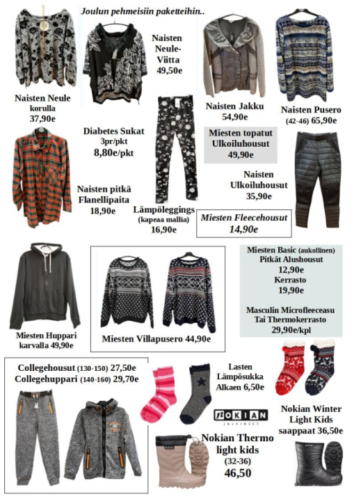 Tekstiiliä pukinkonttiin