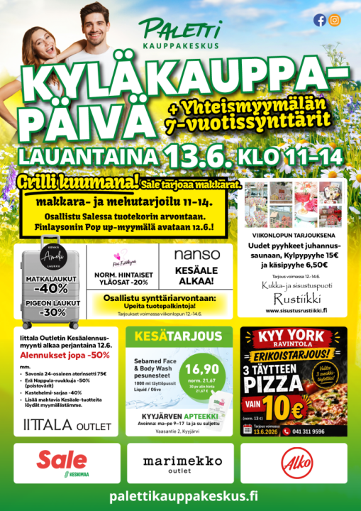 Kyläkauppapäivä Paletissa