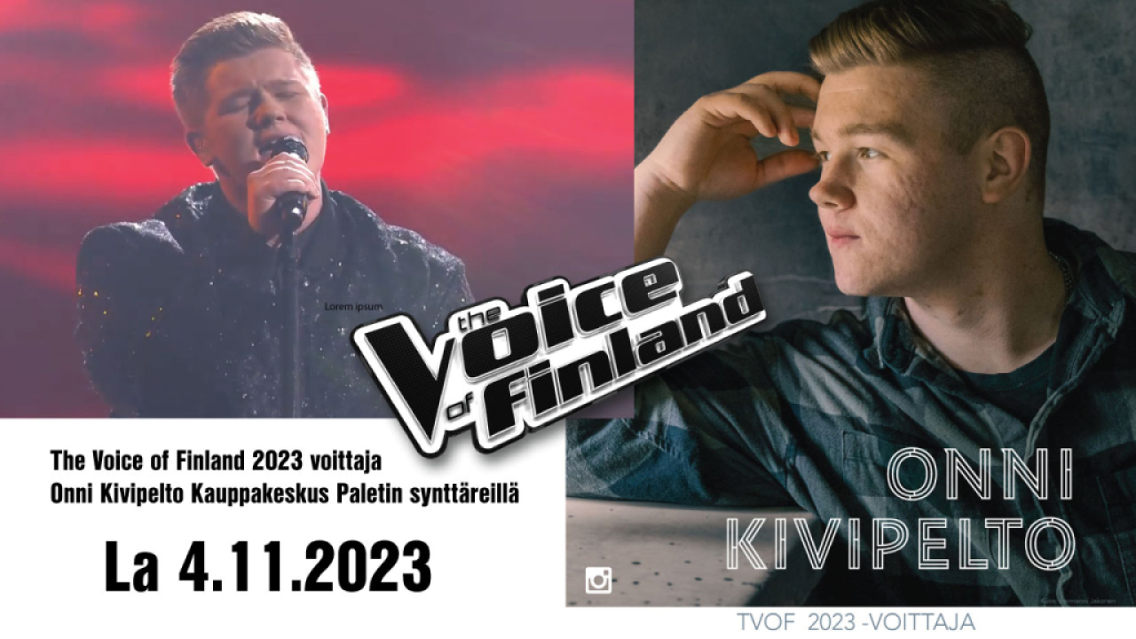 Onni Kivipelto Paletissa 4.11.2023