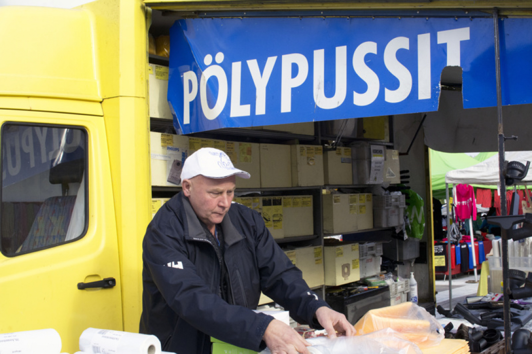 pöypusseja myynnissä.