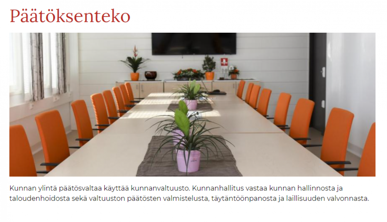 Kannonkosken kunnantoimisto.