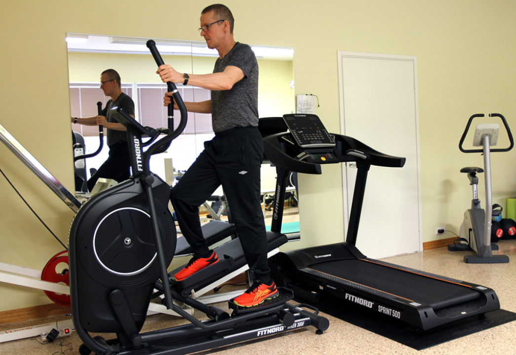 Kyyjärven fysikaalinen hoitolaitos stepperi.