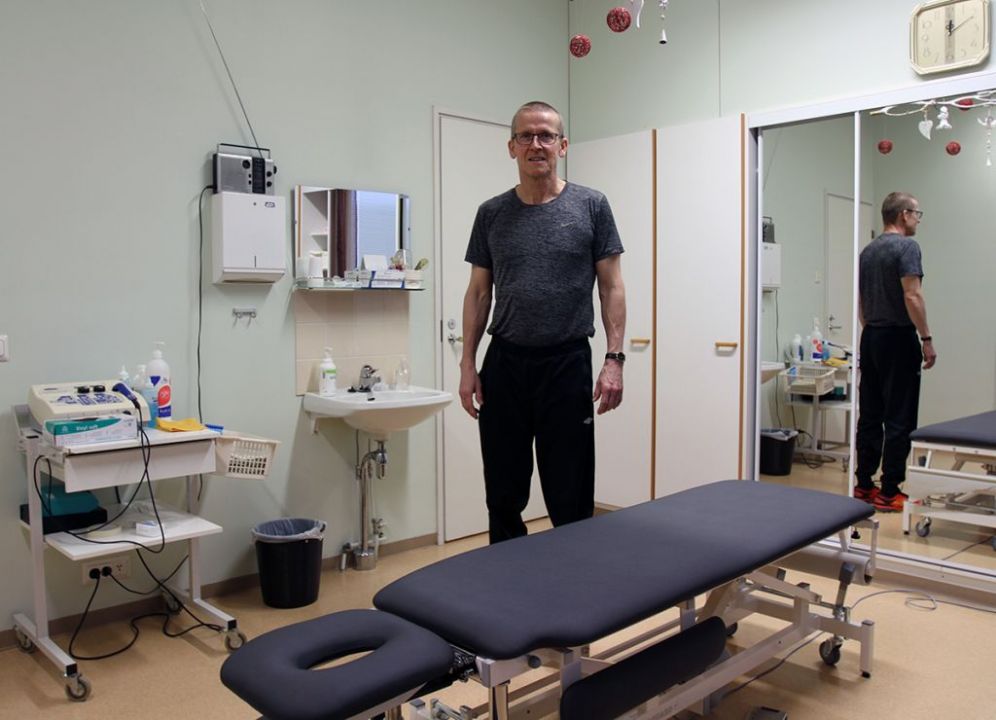 Kyyjärven fysikaalinen hoitolaitos hoitopöytä.