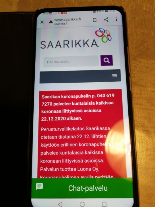 Sarikan koronapuhelin