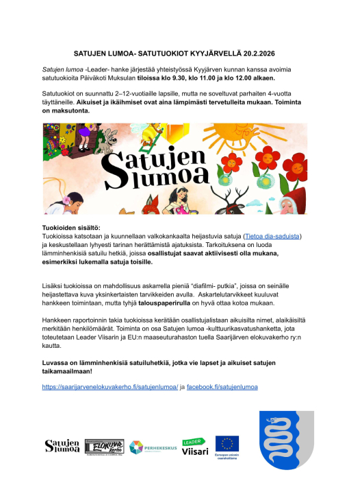 Satujen lumoa satutuokiot