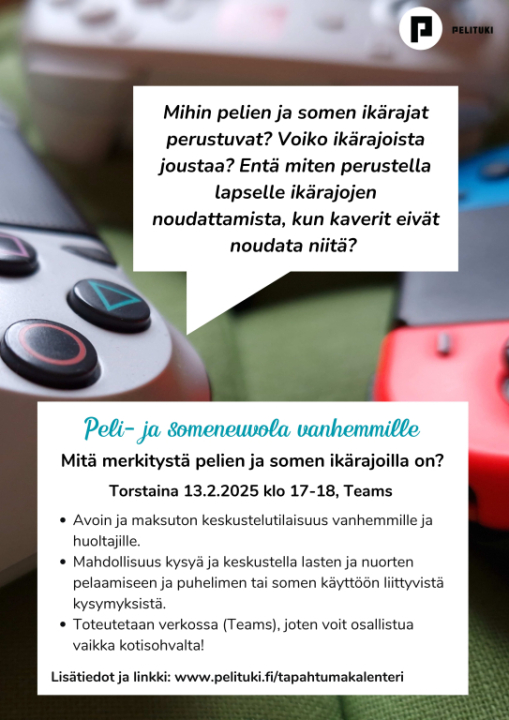 Peli- ja someneuvola