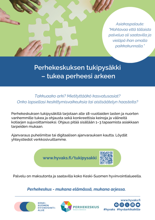 Perhekeskuksen tukipysäkki