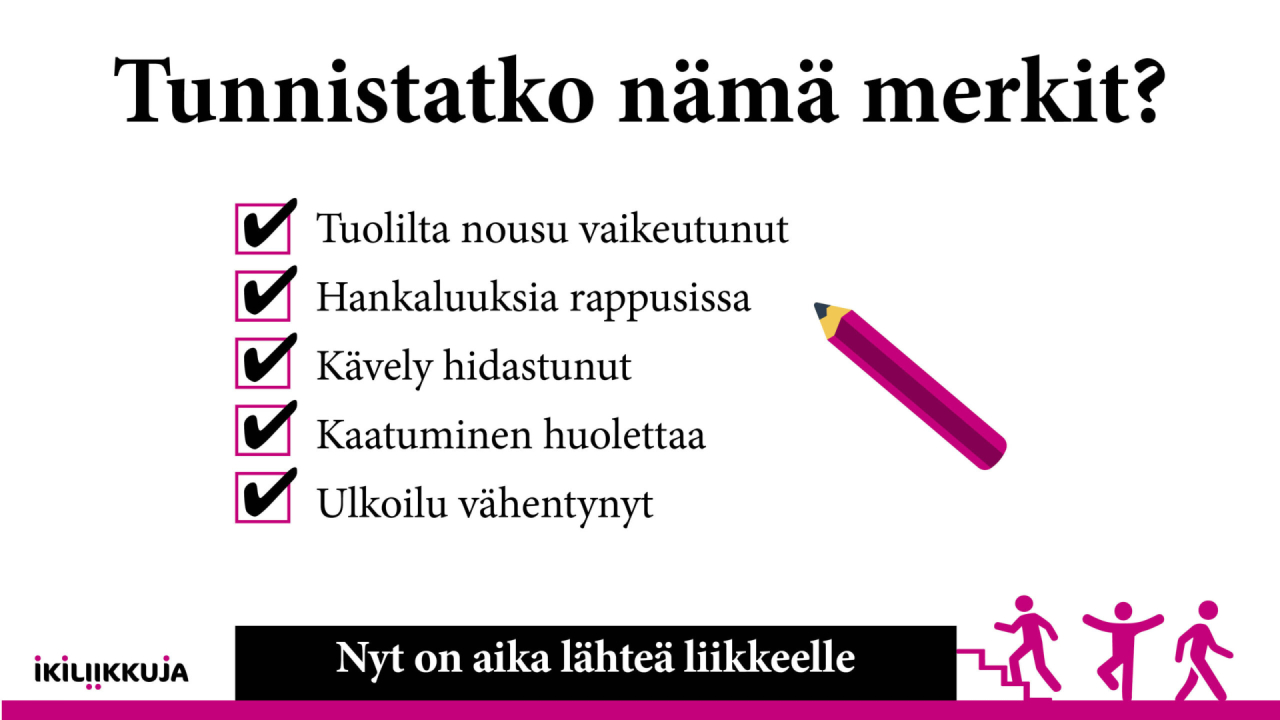 Tunnistatko nämä merkit?