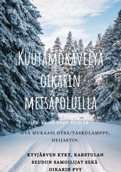 kuutamokävelyä