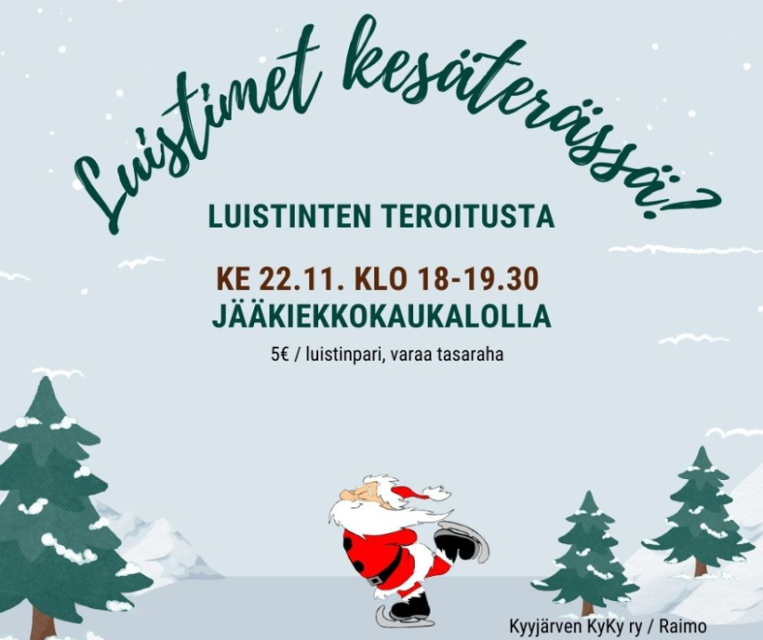 pukki luistimilla