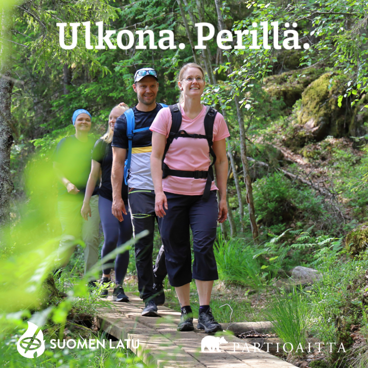 Ulkona. Perillä -vaihda vanha reitti uuteen!